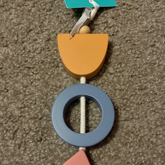 Pillowfort Wooden Wall Décor in Blue and Tan - Picture 4 of 7